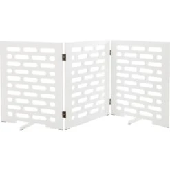 Frisco Deco Horizontal Lines 3-Panel Dog Gate -Dog Supply Store 305157 PT2. AC SS1800 V1639669054