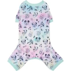 Disney Mickey & Friends Tie Dye Dog & Cat Jersey PJs