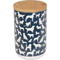 Bone Dry Ceramic Show Dog Treat Canister