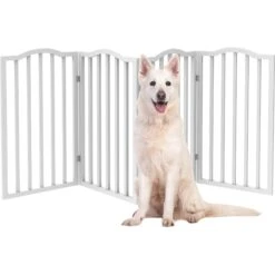 Pet Adobe 4-Panel Freestanding Dog & Cat Gate -Dog Supply Store 314947 PT6. AC SS1800 V1626393402