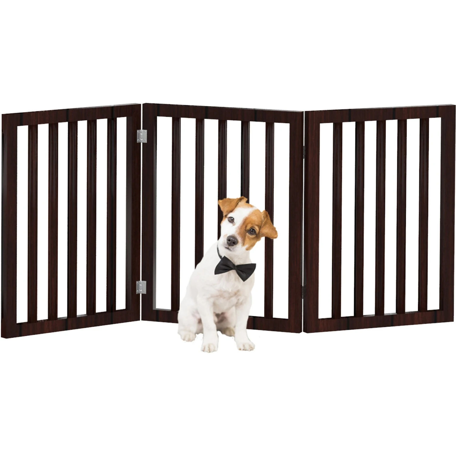 Pet Adobe Accordian Style 3-Panel Dog & Cat Gate 7 Pet Adobe Accordian Style 3-Panel Dog & Cat Gate - Image 7