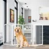 Pet Adobe Scallop Top Freestanding Dog & Cat Gate