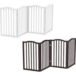 Pet Adobe Scallop Top Freestanding Dog & Cat Gate -Dog Supply Store 314959 PT5. AC SS1800 V1626396405