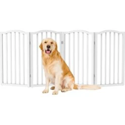 Pet Adobe Scallop Top Freestanding Dog & Cat Gate -Dog Supply Store 314959 PT6. AC SS1800 V1626397014