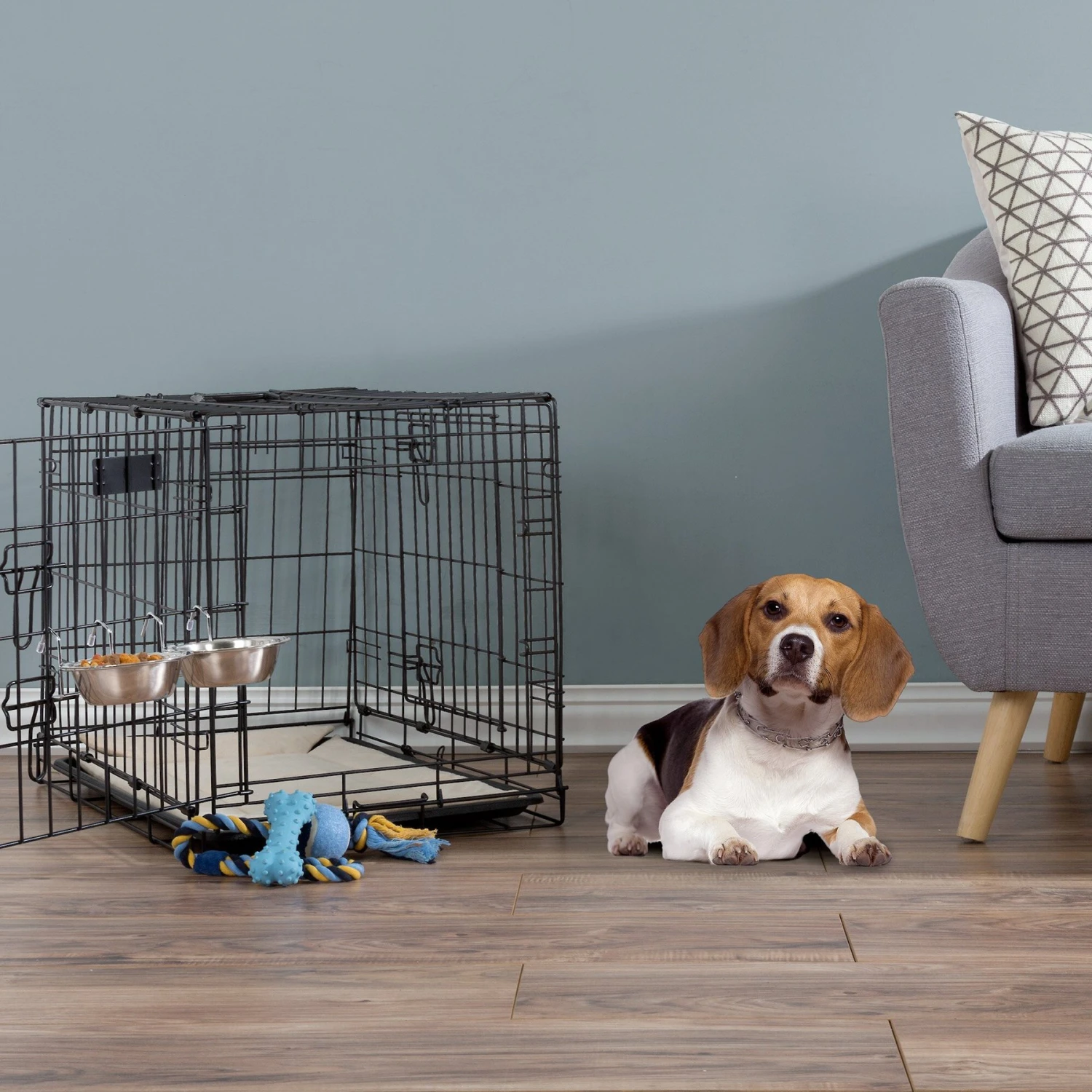 Pet Adobe Hanging Dog Bowl Set 4 Pet Adobe Hanging Dog Bowl Set - Image 4