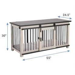 Frisco "Rockford" Dog Crate Credenza & Mat -Dog Supply Store 315187 PT3. AC SS1800 V1634217787