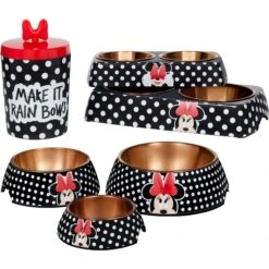 Disney Minnie Mouse Peek-A-Boo Melamine Dog & Cat Treat Jar -Dog Supply Store 315289 PT8. AC SS1800 V1647288877