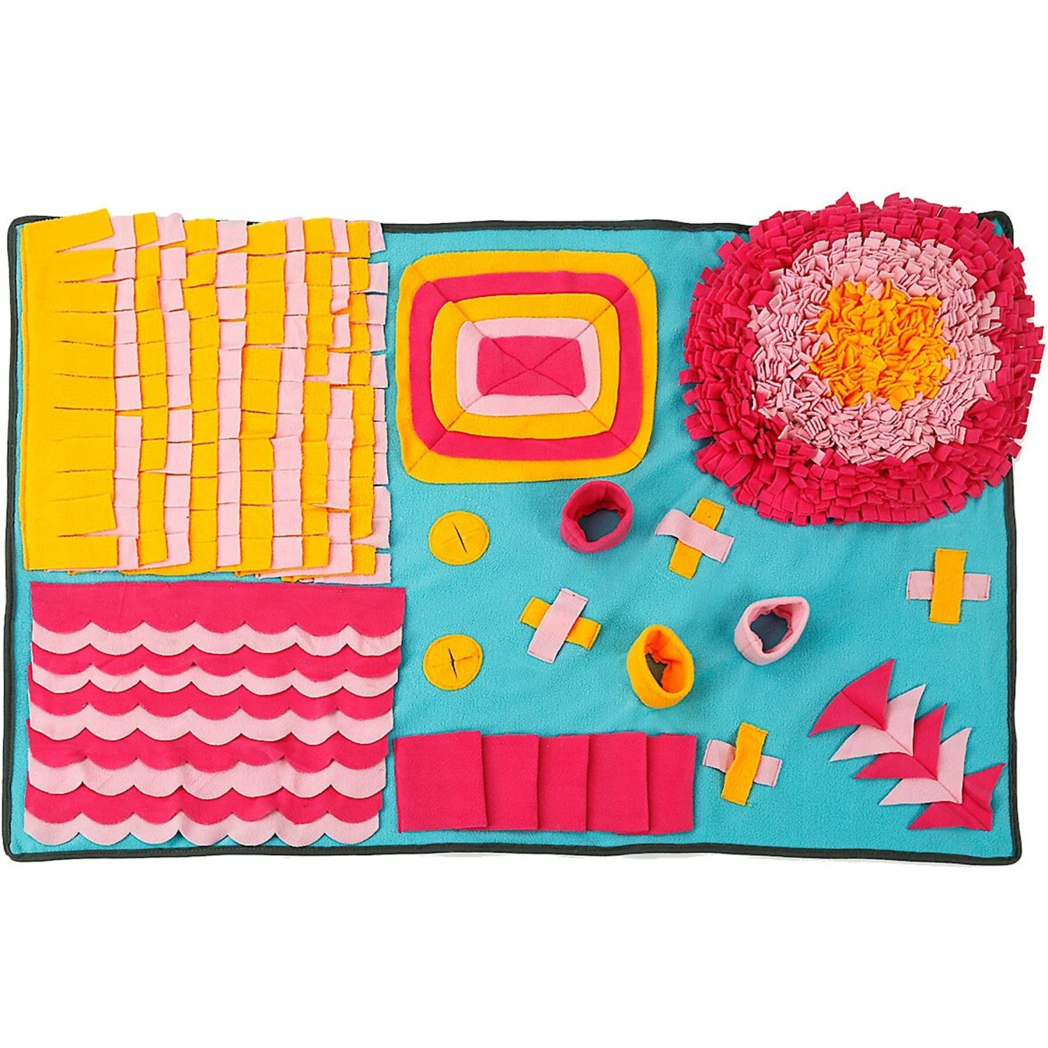 Pet Life Sniffer Snack Interactive Feeding Snuffle Dog & Cat Mat 1 Pet Life Sniffer Snack Interactive Feeding Snuffle Dog & Cat Mat