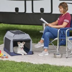 MidWest Canine Camper Dog Tent Crate -Dog Supply Store 316129 PT2. AC SS1800 V1627681889