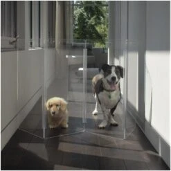 Hiddin Clear View Zig Zag Freestanding Dog & Cat Gate 11 Hiddin Clear View Zig Zag Freestanding Dog & Cat Gate -Dog Supply Store 316831 PT2. AC SS1800 V1633367838