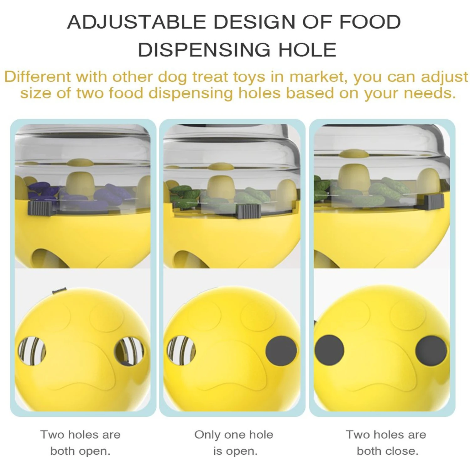 Hanamya Interactive Food/Treats Dispensing Dog Toy 6 Hanamya Interactive Food/Treats Dispensing Dog Toy - Image 6