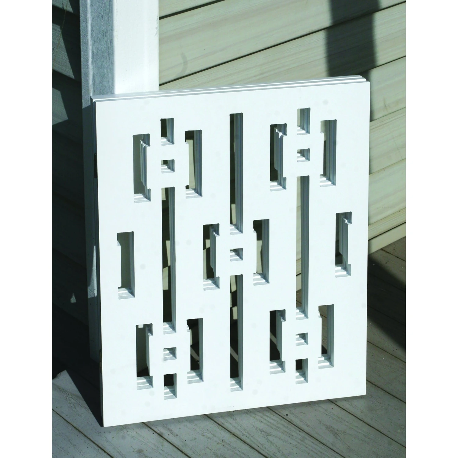 Etna Geometric Design Wood Dog Gate 2 Etna Geometric Design Wood Dog Gate - Image 2