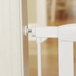 MyPet Tall Happy Tails Walk Thru Dog Gate, 36-in, White -Dog Supply Store 319741 PT4. AC SS1800 V1664833103