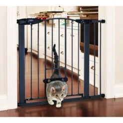 MyPet Wide Deco EasyPass Pet Gate, 30" High - Graphite 9 MyPet Wide Deco EasyPass Pet Gate, 30" High - Graphite -Dog Supply Store 319743 PT2. AC SS1800 V1635257545