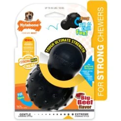 Nylabone Strong MAX Chew Cone Stuffable Chew Toy For Dogs MAX Rubber Stuffable Cone Beef Max -Dog Supply Store 329491 PT8. AC SS1800 V1696516042