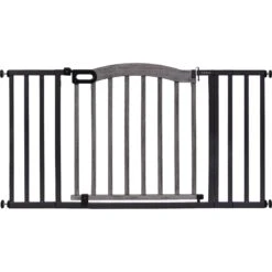 Summer Decorative Wood & Metal Pressure Mounted Dog Gate