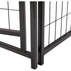 Coziwow By Jaxpety 47-in Metal Outdoor Dog Kennel Playpen, Black, 4.9 X 4.9 X 3.9 -ft -Dog Supply Store 330941 PT4. AC SS1800 V1668900887