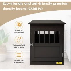 Coziwow By Jaxpety Single Door Furniture Style Wooden Dog Crate & End Table, Brown 16 Coziwow By Jaxpety Single Door Furniture Style Wooden Dog Crate & End Table, Brown -Dog Supply Store 330960 PT7. AC SS1800 V1669919727