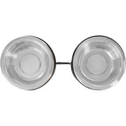Frisco Premium Elevated Bone Design Stainless Steel Double Diner Dog & Cat Bowl -Dog Supply Store 331499 PT4. AC SS1800 V1657656892
