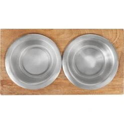 Frisco Premium Stainless Steel Double Diner Dog & Cat Bowl, Black 11 Frisco Premium Stainless Steel Double Diner Dog & Cat Bowl, Black -Dog Supply Store 331532 PT4. AC SS1800 V1657656874