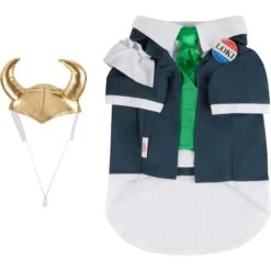 Marvel 's Loki President Dog & Cat Costume 9 Marvel 's Loki President Dog & Cat Costume -Dog Supply Store 335286 PT4. AC SS1800 V1657656986