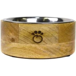 GF Pet Mango Wood Cat & Dog Bowl