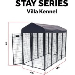 Lucky Dog STAY Series Villa Dog Kennel -Dog Supply Store 346630 PT2. AC SS1800 V1642717309