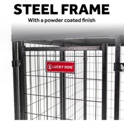 Lucky Dog STAY Series Villa Dog Kennel -Dog Supply Store 346630 PT3. AC SS1800 V1642704394