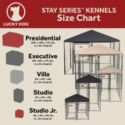 Lucky Dog STAY Series Villa Dog Kennel -Dog Supply Store 346630 PT7. AC SS1800 V1644277355