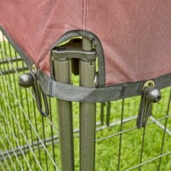 Two By Two The Hangout Expandable Steel Dog Kennel, Small, Black -Dog Supply Store 346897 PT5. AC SS1800 V1638311806