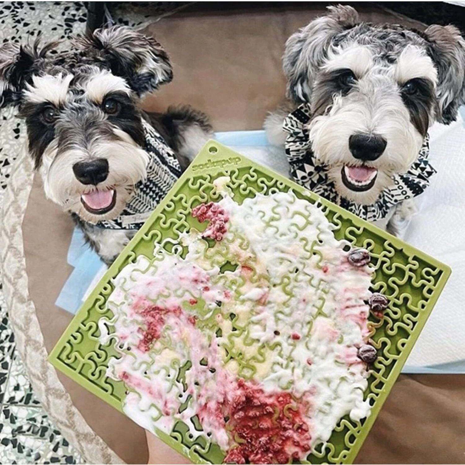 SodaPup Emat Jigsaw Dog Lick Mat 2 SodaPup Emat Jigsaw Dog Lick Mat - Image 2