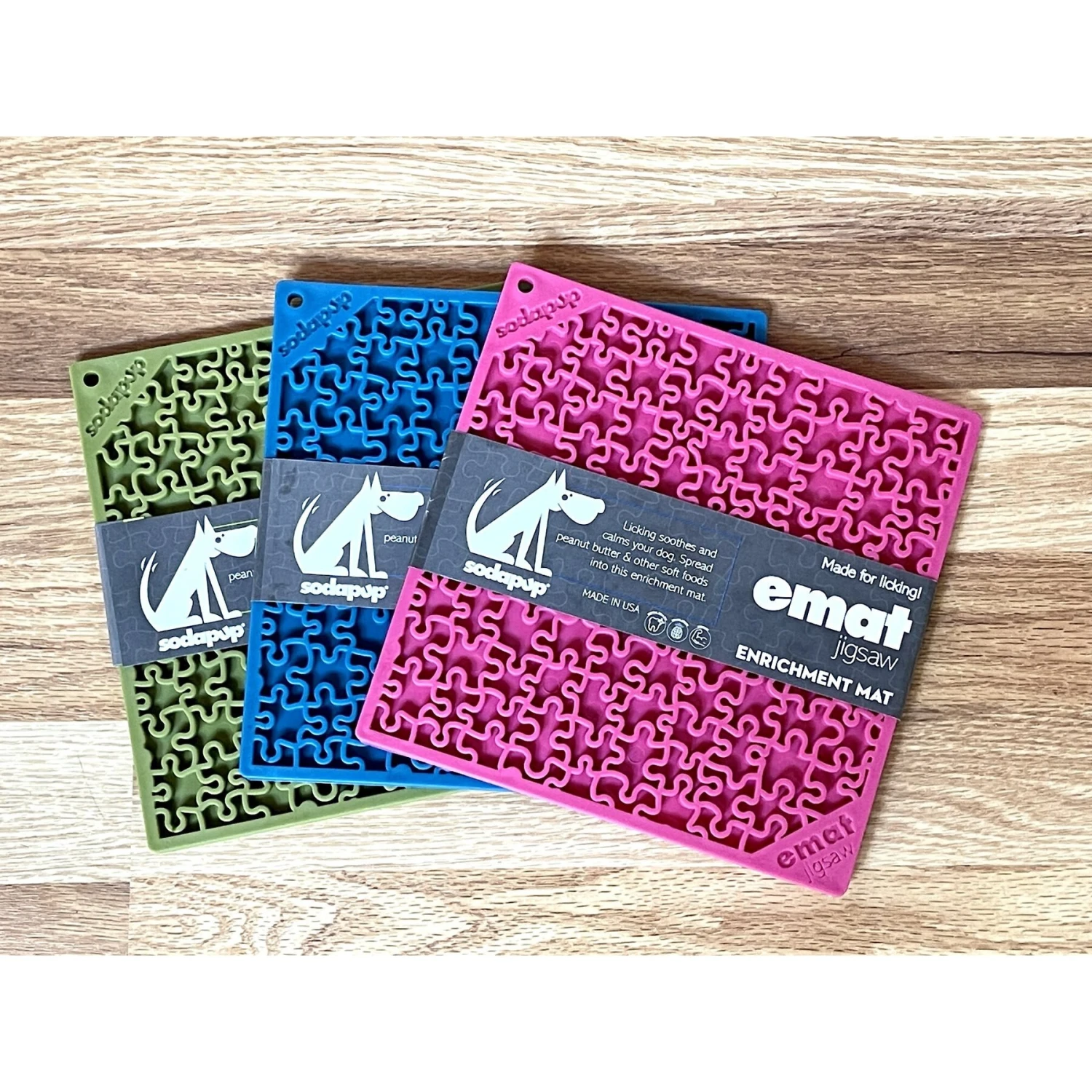 SodaPup Emat Jigsaw Dog Lick Mat 3 SodaPup Emat Jigsaw Dog Lick Mat - Image 3