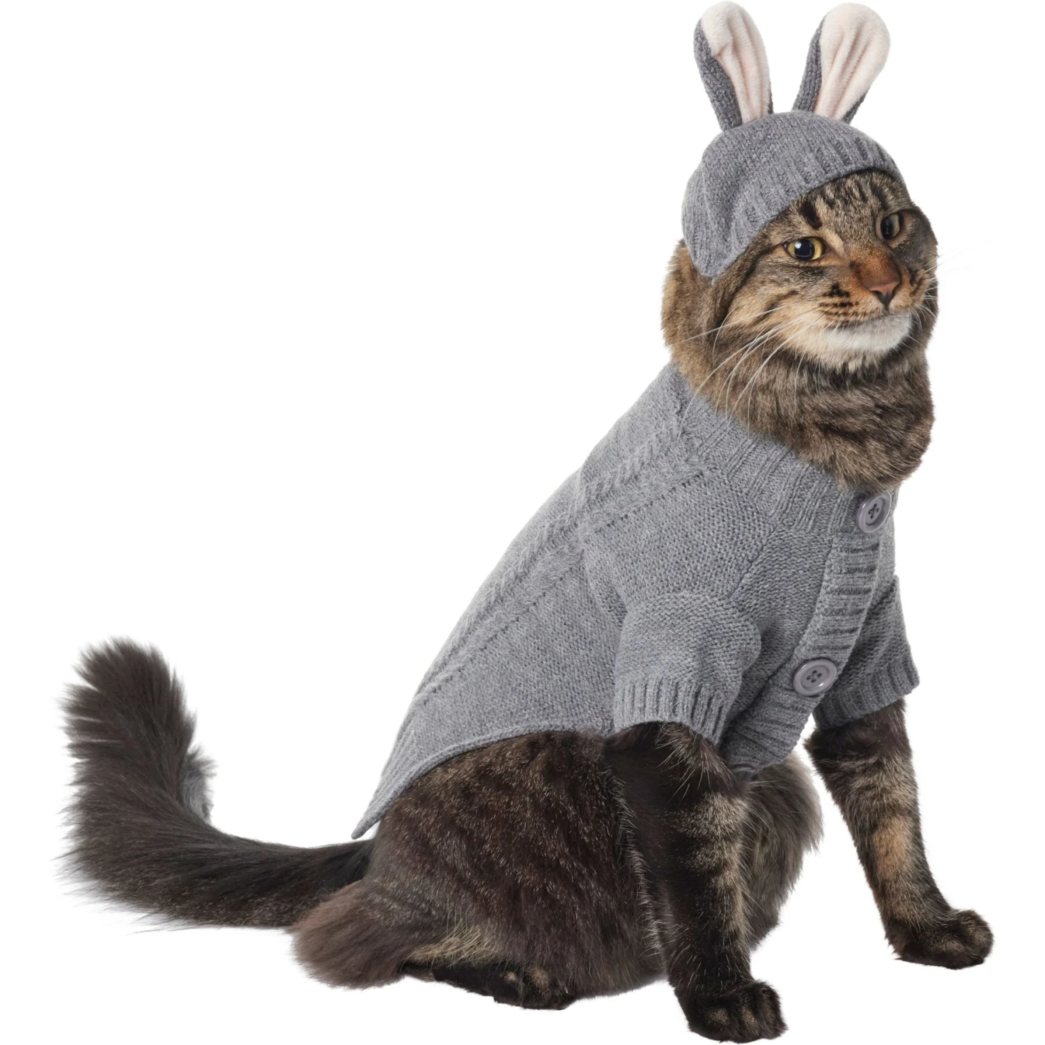 Frisco Bunny Hooded Dog & Cat Sweater 1 Frisco Bunny Hooded Dog & Cat Sweater