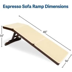 PetSafe CozyUp Foldable Wooden Cat & Dog Ramp -Dog Supply Store 354066 PT5. AC SS1800 V1646795545