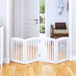 Pawland Freestanding Foldable Wooden Dog Gate -Dog Supply Store 356204 PT3. AC SS1800 V1641615134