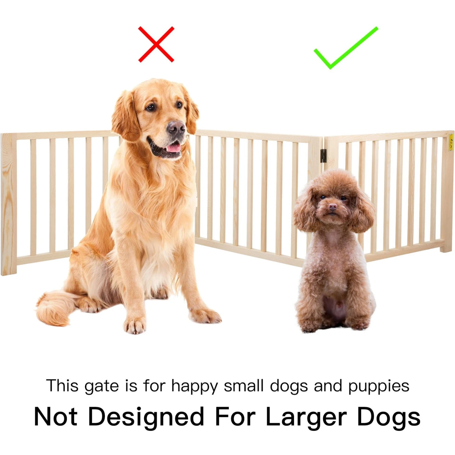 Coziwow By Jaxpety 3 Panel Freestanding Dog Gate 9 Coziwow By Jaxpety 3 Panel Freestanding Dog Gate - Image 9
