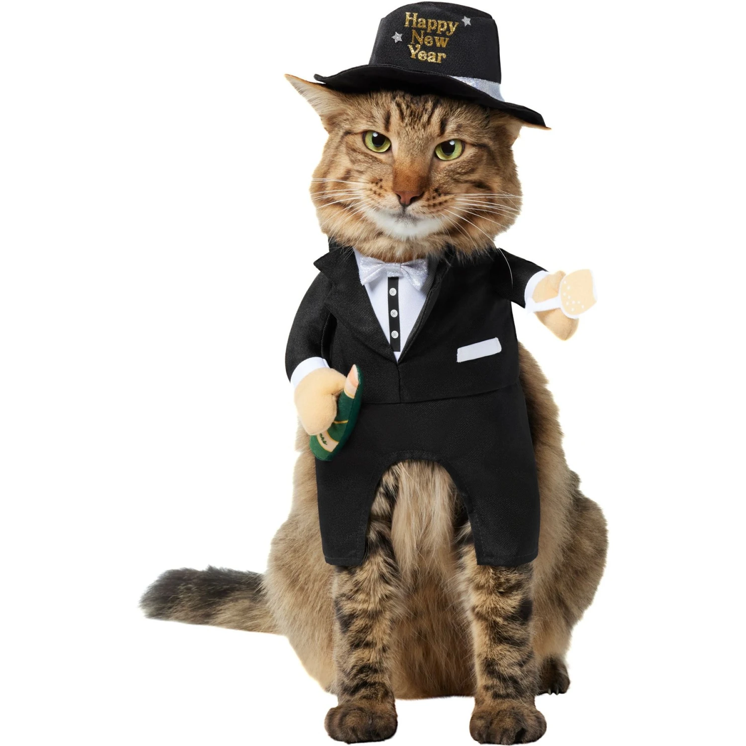 Frisco Front Walking New Years Tuxedo Dog & Cat Costume 1 Frisco Front Walking New Years Tuxedo Dog & Cat Costume