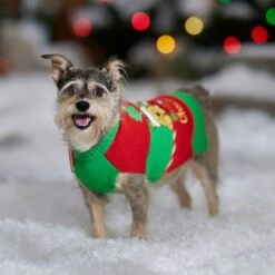 Disney Winnie The Pooh Patchwork Dog & Cat Sweater -Dog Supply Store 358387 PT7. AC SS1800 V1661830438