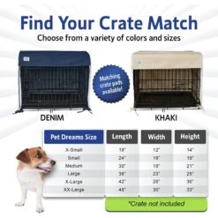 Pet Dreams Double Door Dog Crate Cover 12 Pet Dreams Double Door Dog Crate Cover -Dog Supply Store 362682 PT5. AC SS1800 V1684885633