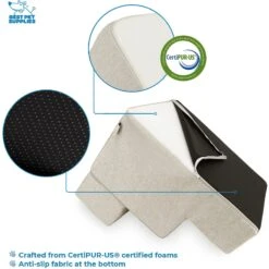 Best Pet Supplies CertiPUR-US Certified Foam Foldable Dog Steps -Dog Supply Store 363076 PT3. AC SS1800 V1642805203
