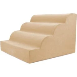 Precious Tails High Density Foam Scalloped 4 Steps Dog & Cat Stairs -Dog Supply Store 366770 PT2. AC SS1800 V1644366430