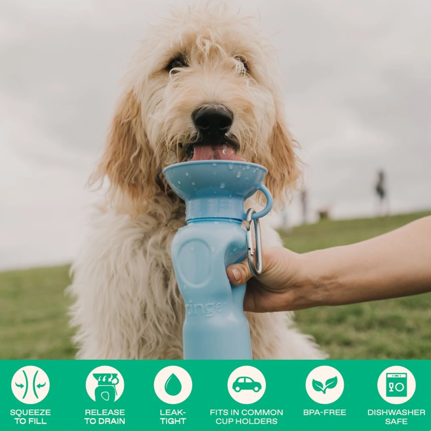 Springer Travel Dog Bottle 2 Springer Travel Dog Bottle - Image 2