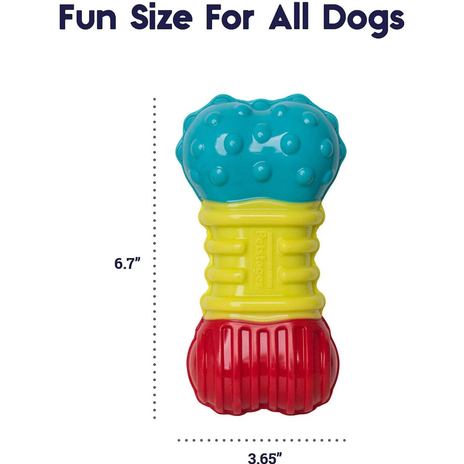 Petstages Multi-Squeak Bone Dog Chew Toy 5 Petstages Multi-Squeak Bone Dog Chew Toy - Image 5