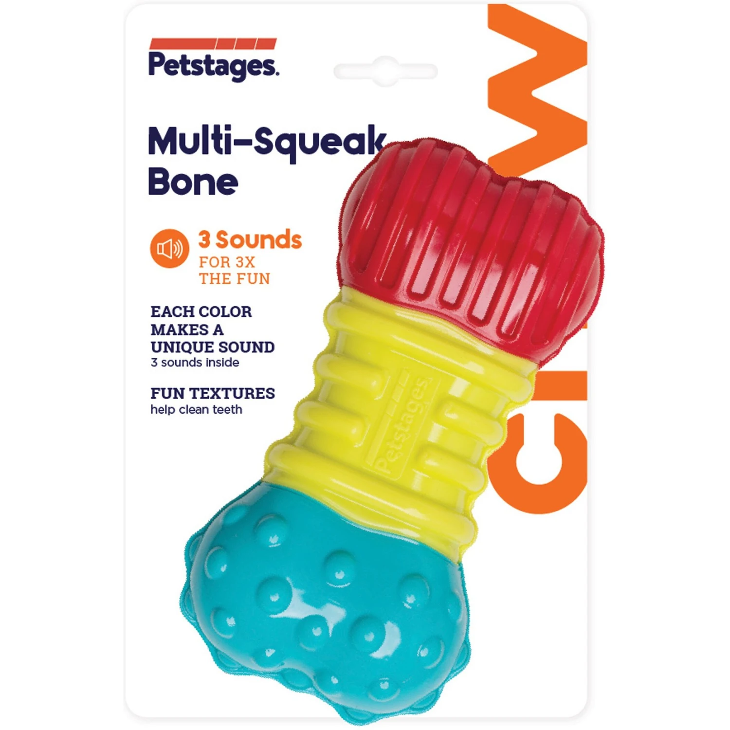 Petstages Multi-Squeak Bone Dog Chew Toy 6 Petstages Multi-Squeak Bone Dog Chew Toy - Image 6