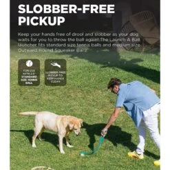 Outward Hound Launch A Ball Tennis Dog Toy -Dog Supply Store 368206 PT2. AC SS1800 V1644525478