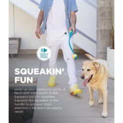 Outward Hound Launch A Ball Squeak Interactive Tennis Ball Launcher Dog Toy 10 Outward Hound Launch A Ball Squeak Interactive Tennis Ball Launcher Dog Toy -Dog Supply Store 368208 PT3. AC SS1800 V1644531463