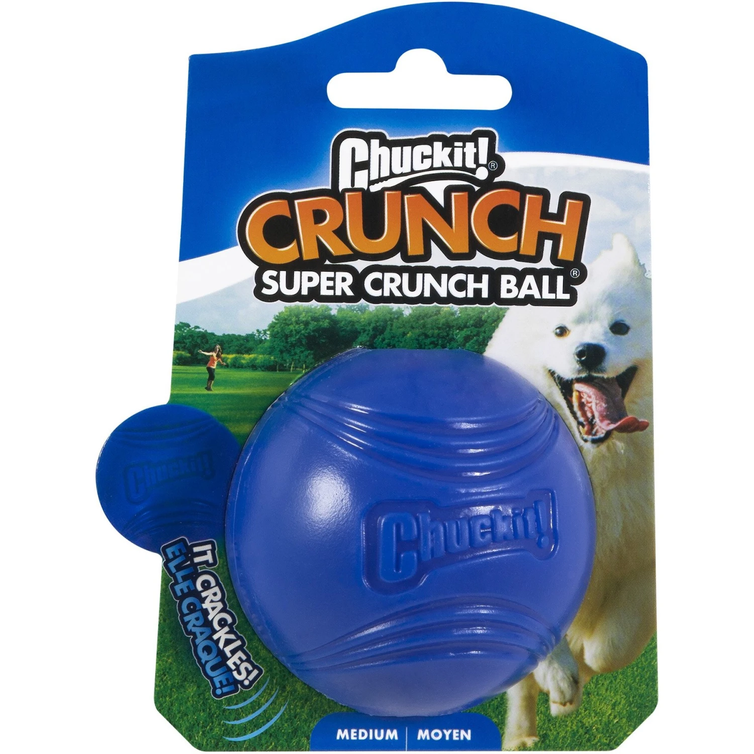 Chuckit! Super Crunch Ball, Blue 1 Chuckit! Super Crunch Ball, Blue