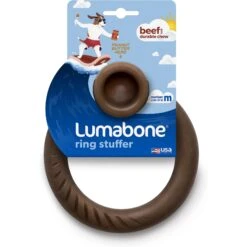 Lumabone Ring-Stuffer Beef Flavor Dog Toy 8 Lumabone Ring-Stuffer Beef Flavor Dog Toy -Dog Supply Store 370193 PT2. AC SS1800 V1646759213