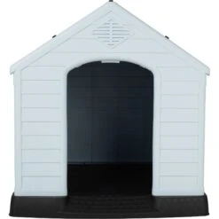Frisco Plastic Outdoor Dog House With Elevated Platform -Dog Supply Store 370363 PT4. AC SS1800 V1659994338