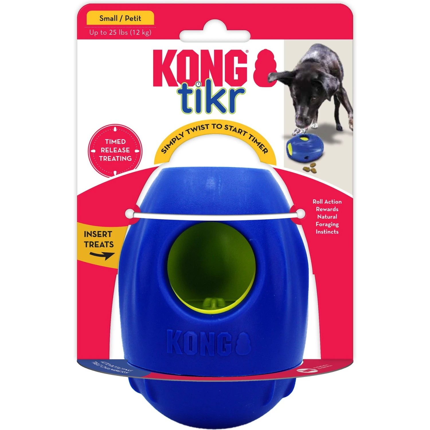 KONG Tikr Timer Activated Dog Treat Dispenser 2 KONG Tikr Timer Activated Dog Treat Dispenser - Image 2
